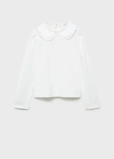 Mango Kids' T-shirt Off White