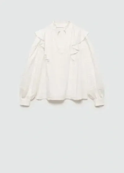 Mango Teen Blouse Off White