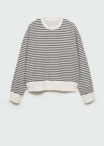 Mango Teen Sweatshirt Off White