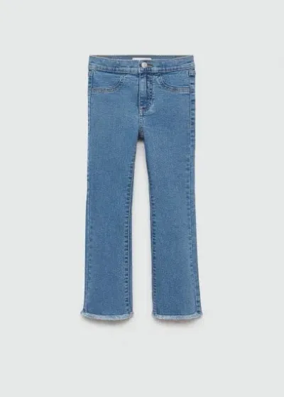 Mango Kids' Jean Flare In Bleu Moyen