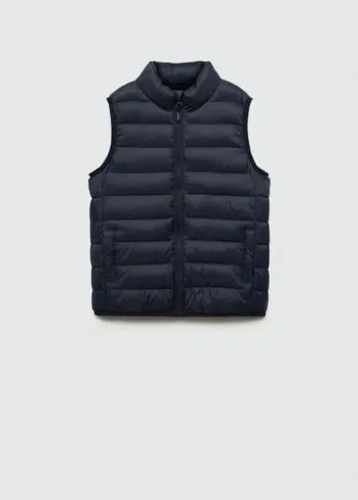 Mango Kids' Waistcoat Dark Navy