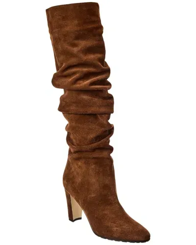 Manolo Blahnik Calassohi 90 Crosta Boot In Brown