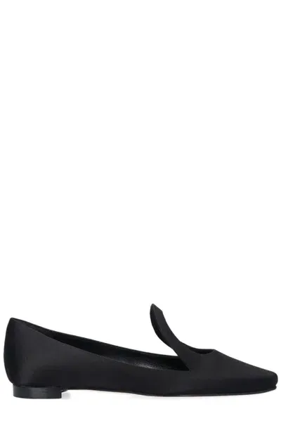 Manolo Blahnik Ballerinas In Black