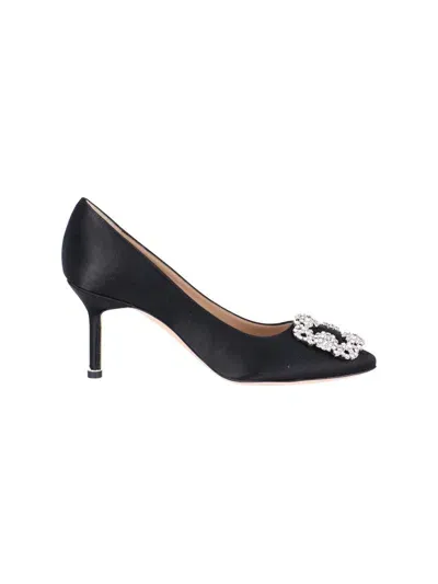 Manolo Blahnik Hangisi 70 Pumps In Black