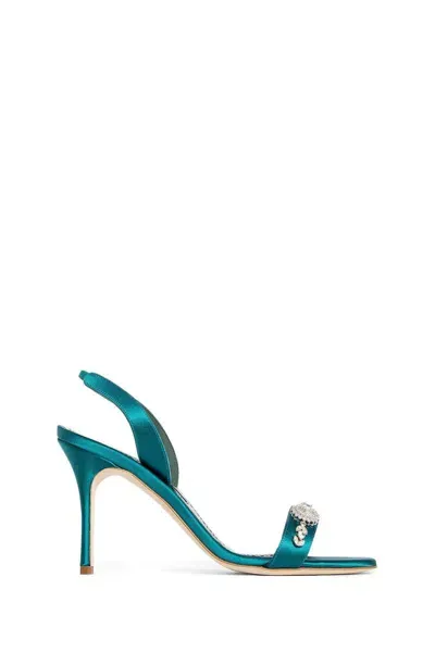 Manolo Blahnik Heeled Sandals In Green