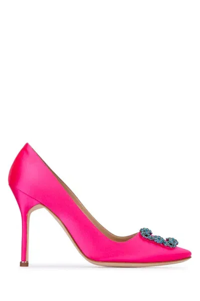 Manolo Blahnik Heeled Shoes In Bpnk