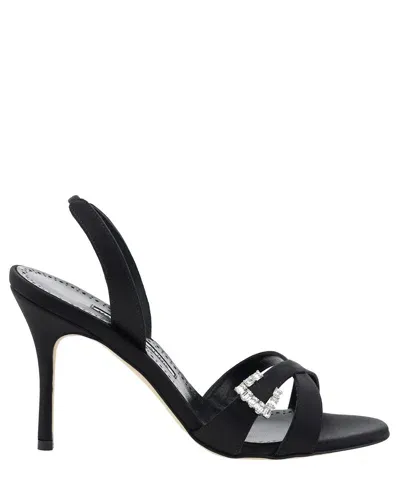 Manolo Blahnik Ramisli Fabio Heeled Sandals In Black