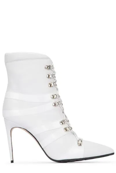 Manolo Blahnik Roblax 105 Nappa Boot In White