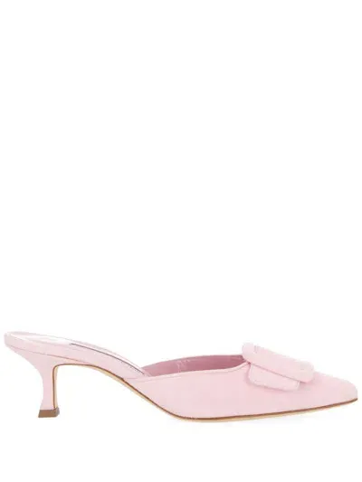 Manolo Blahnik Sandals In Pink