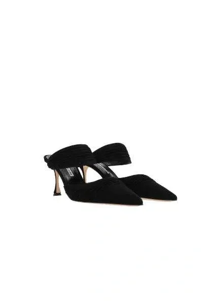 Manolo Blahnik Sandals In Black