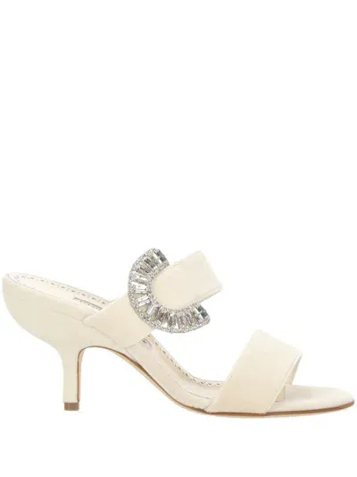 Manolo Blahnik Sandals In White