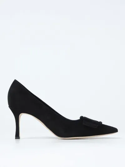 Manolo Blahnik Shoes  Woman Color Black In Schwarz