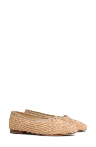 Mansur Gavriel Dream Ballerina Flat In Natural