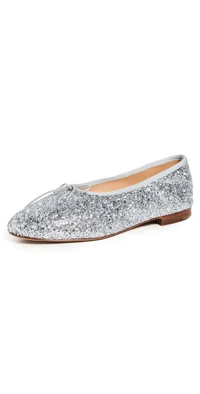 Mansur Gavriel Dream Ballerina Flats Silver