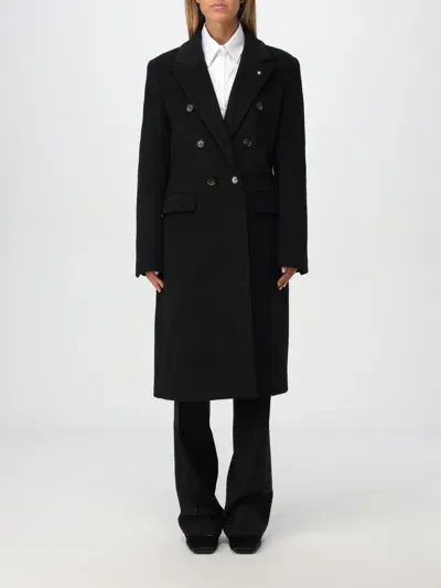 Manuel Ritz Coat  Woman Color Black In Schwarz