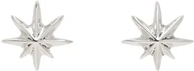 Maple Silver Hempstar Earrings In Silver 925