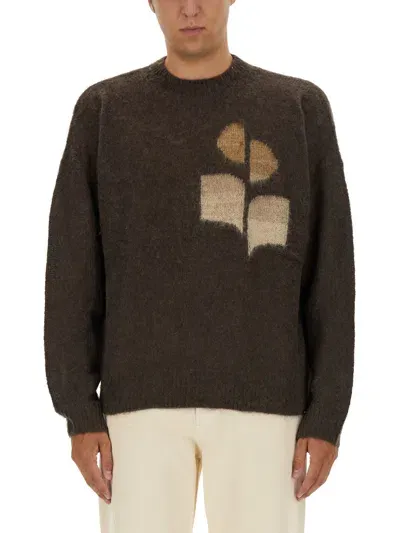 Marant Drany Jersey In Brown