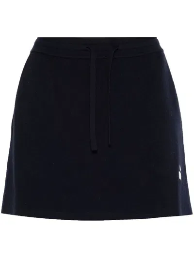 Marant Etoile Amaline Mini Skirt In Blue