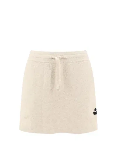 Marant Etoile Amaline Skirt In Beige