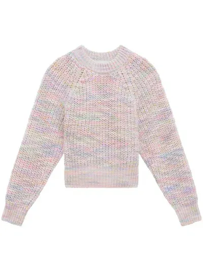 Marant Etoile Crochet-knit Jumper In Pink