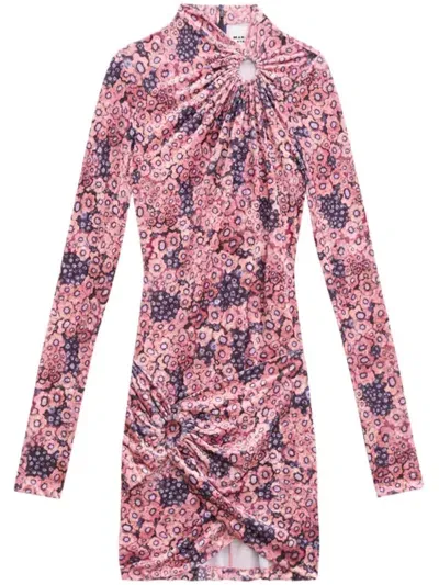 Marant Etoile Havana Mini Dress In Pink