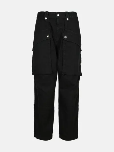 Marant Etoile Jannick' Black Cotton Pants In Navy