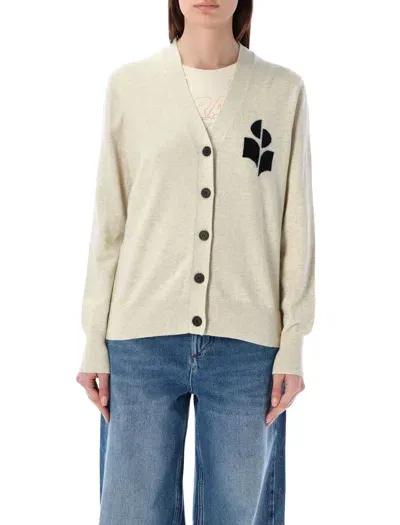 Marant Etoile Karin Cardigan In Light Grey