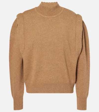 Marant Etoile Lucile Wool-blend Sweater In Beige