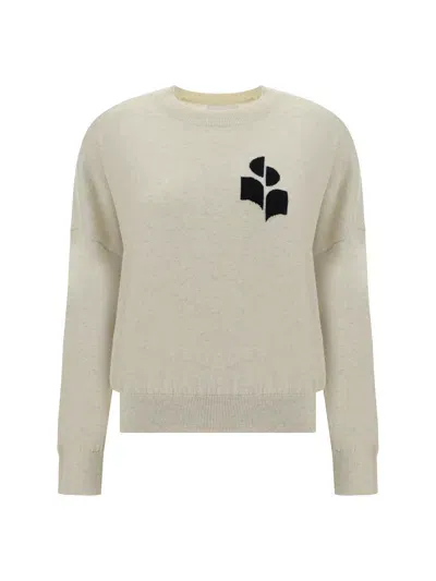 Marant Etoile Marisans Sweater In Light Grey