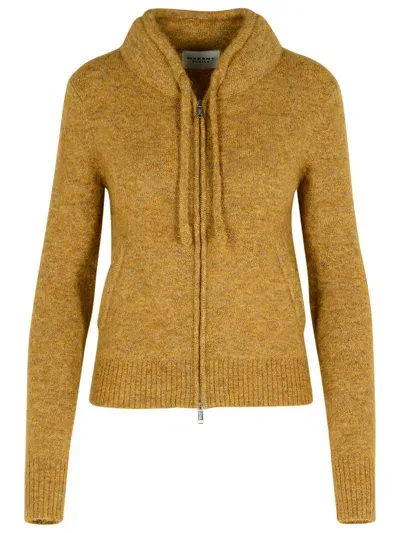 Marant Etoile Milly Baby Alpaca Blend Honey Sweater In Beige