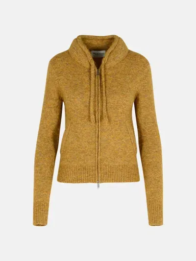 Marant Etoile 'milly' Baby Alpaca Blend Honey Sweater In Beige