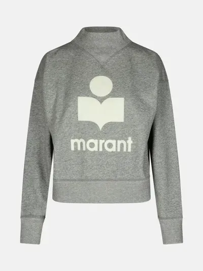 Marant Etoile 'moby' Grey Cotton Sweatshirt