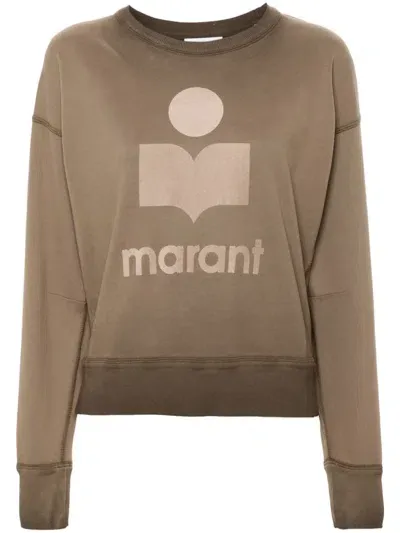 Marant Etoile Moby Sweatshirt In Brown