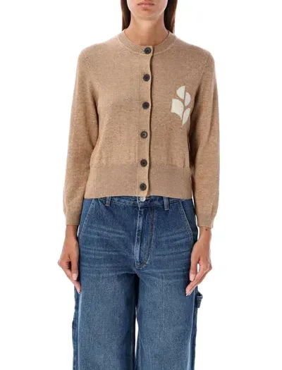 Marant Etoile Newton Ga Cardigan In Camel