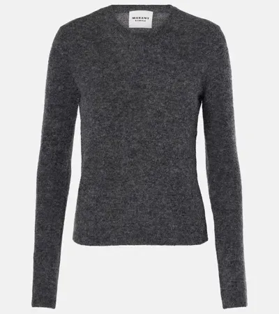 Marant Etoile Obira Alpaca Wool-blend Sweater In Grey