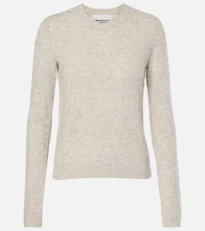 Marant Etoile Obiraga Alpaca-blend Sweater In Beige