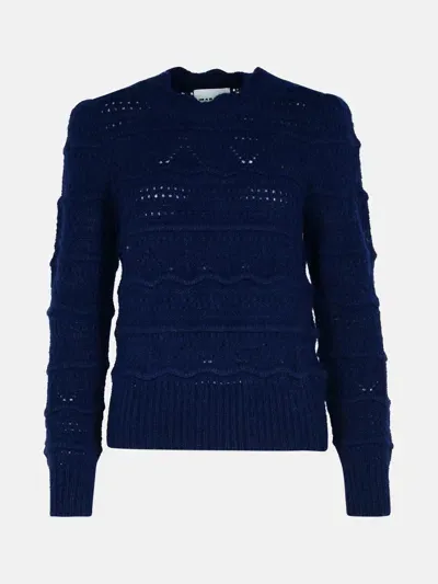 Marant Etoile 'othona' Navy Alpaca Blend Sweater