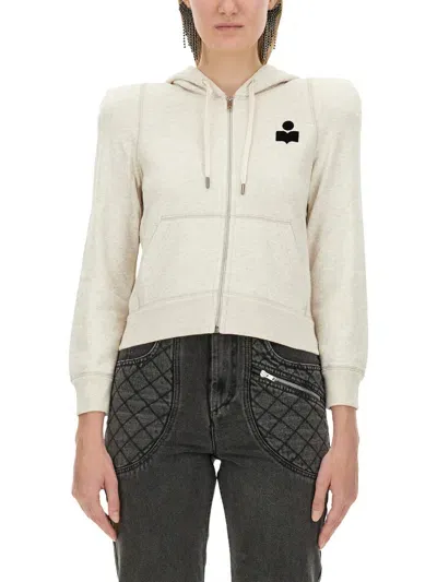 Marant Etoile Penny Sweatshirt In Powder