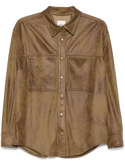 Marant Gabiela Shirt In Brown