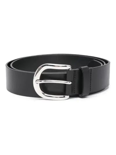 Marant Zaph 3cm Leather Belt In Black