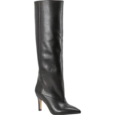 Marc Fisher Ltd Gentle Pointed Toe Knee High Boot In Black