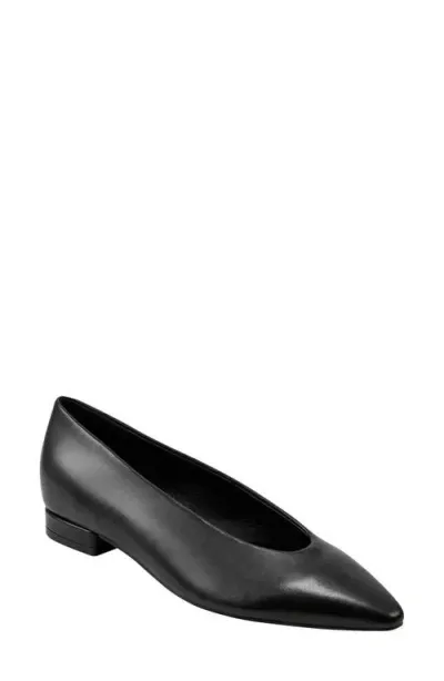 Marc Fisher Ltd Gunner Pointed Toe Flat In Black