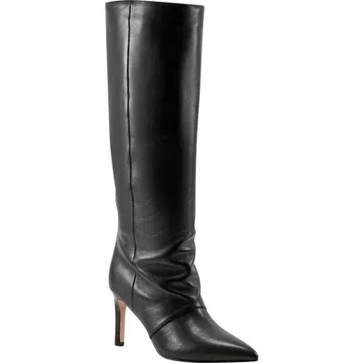 Marc Fisher Ltd Narysa Pointed Toe Knee High Boot In Black