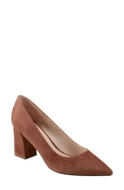 Marc Fisher Ltd Zala Block Heel Pump In Medium Natural