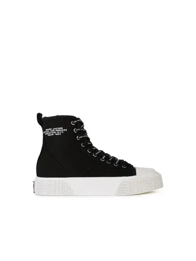 Marc Jacobs (the) Marc Jacobs () ' High Top' Black Tela Sneakers