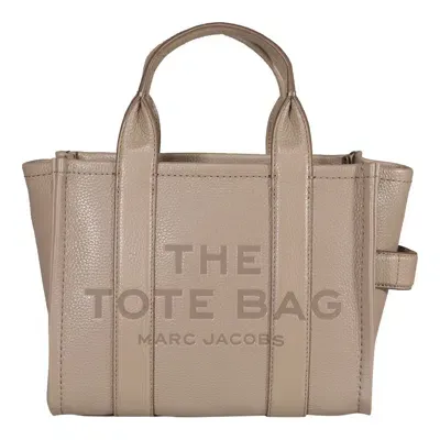 Marc Jacobs The Leather Small Tote Bag In Beis