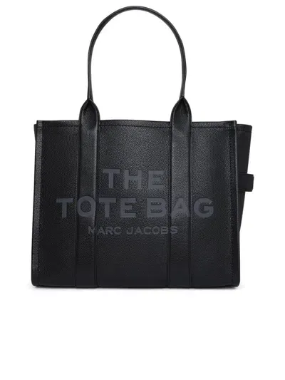 Marc Jacobs Black Leather The Tote Bag