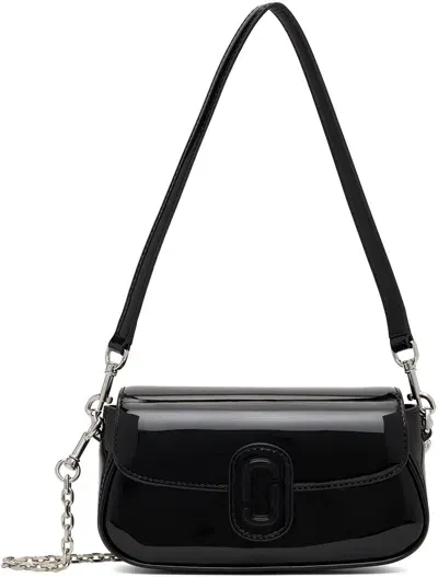 Marc Jacobs Black 'the Patent Leather Clover' Shoulder Bag In 001 Black