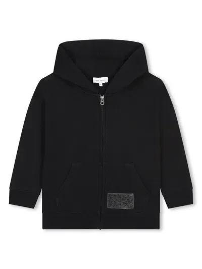 Marc Jacobs Kids' Branded Cardigan In Black