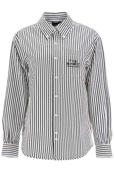 Marc Jacobs Camicia The Striped Shirt In White